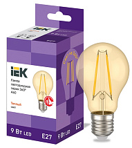 Лампа LED A60 E27 2700K 9Вт 1080Lm золото IEK