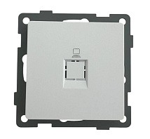 Розетка RJ45 (cat 5e) 1-я белая U1A-016-1 SoftTouch AWSPRODUCTS
