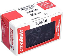 Саморез по металлу 3,5*19 (200 шт.) (Стройбат)