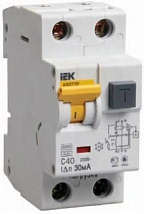 АВДТ32 С40/2/30mA, тип АС, 6kA IEK