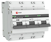 Автоматический выключатель ВА 47-100 C80/3 10кА Proxima EKF