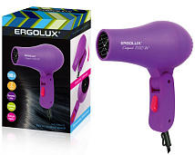 Фен со складной ручкой 1000Вт, фиолетовый ERGOLUX ELX-HD05-C12