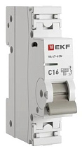 Автоматический выключатель ВА 47-63N C16/1 6кА Proxima EKF (без НДС)
