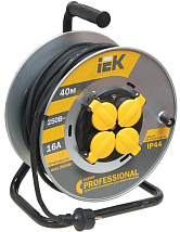 Удлинитель на катушке 4гн. 40м с/з IP44 КГ 3х1,5мм2 PROFESSIONAL IEK