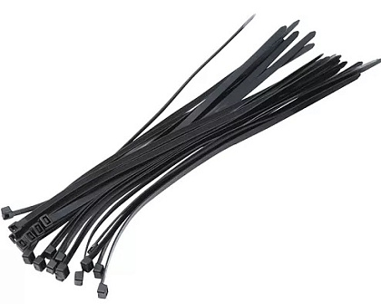 Хомут 7,6*200 черный нейлон с многораз использ (100 шт.) (СиайГрупп), уп