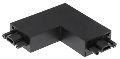 Коннектор шинопровода угловой AC-1B-TL черный серии TOP-LINE IN HOME