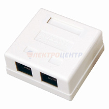 Компьютерная розетка -2*RJ-45  CAT5e REXANT