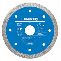 Диск абразивный отрезной для плитки 125 х 1,2 х 22,2 мм HOEGERT