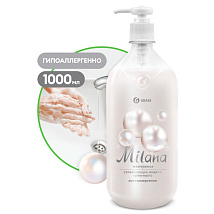 Жидкое крем-мыло "Milana" жемчужное с дозатором (1л)