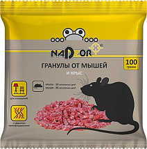 Гранулы от мышей и крыс, 100г Nadzor
