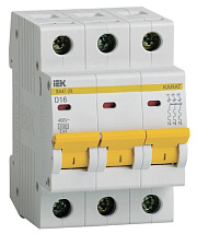 Автоматический выключатель ВА47-29 D16/3 4,5кА IEK
