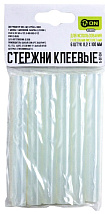Стержни клеевые 6шт, 11,2x100мм. прозрачные 3ON