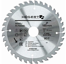 Диск пильный 185*30*60T Mn65 HOEGERT