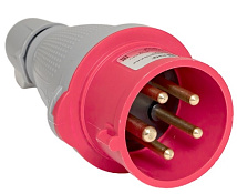 Вилка переносная 16A 5п (3P+N+PЕ) 015 IP44, 380В, PROXIMA EKF