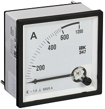 Амперметр Э47 600/5А кл. точн. 1,5 96х96мм ИЭК (акц)