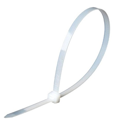 Хомут 3,6*300 белый нейлон (20 шт.) NCT (HLT), уп