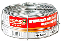 Проволока 1,1 мм стальная оцинкованная (50 м) (Стройбат)