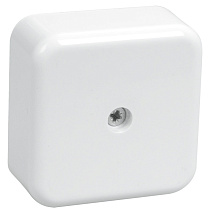 Коробка КМ41206-01 (белая) распаячная для о/п 50х50х22 мм (4 клеммы 3мм2) ИЭК