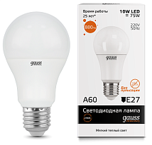 Лампа LED A60 E27 3000К 10Вт 880Лм Elementary Gauss