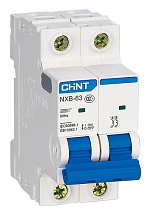 Автоматический выключатель NXB-63S B50/2 4.5кА CHINT