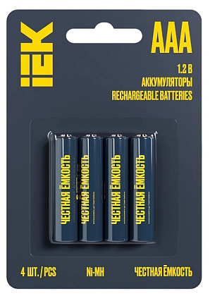 Аккумулятор AAA 1100mAh Ni-Mh GREEN IEK BL-4