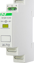 Индикатор фазы (желт)  LK-712Y (130-260V) F&F