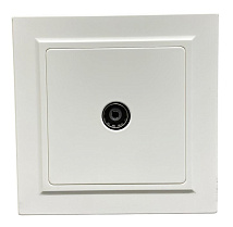 Розетка TV 1-я белая U1A-013 SoftTouch AWSPRODUCTS