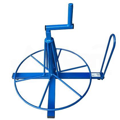 Стойка для размотки бухт кабеля и гофры с ручкой "конусная" СРБ 0.5-30Р, серия "Суперкомпакт" (для б