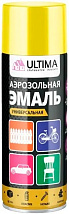 Эмаль аэрозольная, универс., ЖЕЛТЫЙ RAL 1018, 520мл ULTIMA