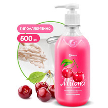 Жидкое крем-мыло "Milana" спелая черешня с дозатором (флакон 500мл)