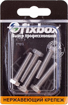 Болт М6*30 DIN933 нерж. (5 шт.) (Стройбат)