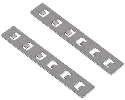 Коннектор TRM-R20-C прямой для встраиваемого магнитного шинопровода NOVA TRM-R20, TRM-PC20 черный ЭР