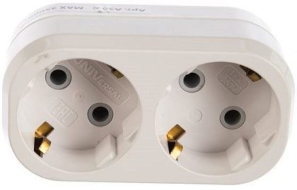 Разветвитель 2 гн. с/з UNIVersal