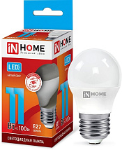 Лампа LED-ШАР-VC 11Вт 230В Е27 4000К 820Лм IN HOME