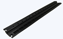 Кабель-канал гибкий ККР, сечение канала 13*39мм, нагрузка 1,5т, длина 1м, ШВ 14*2см, черный