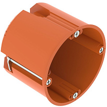 Коробка монтажная для полых стен увеличенной глубины, 10 вводов, с винтами, IP30, D68mm, H61mm