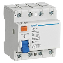 УЗО NL1-63 63/4 100mA, тип AC, 6kA CHINT