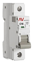 Автоматический выключатель AV-6 C16/1 6кА  AVERES EKF