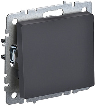 BRITE_графит Выключатель 1-кл. 10А ВС10-1-0-БрГ (без рамки) IEK