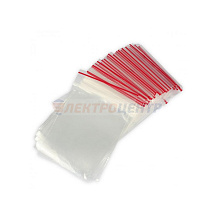 Пакеты с замком типа «Zip Lock» ПВД 12х17 см, 35мкм, (100шт/уп)