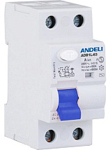 УЗО ADB1L-63 2P 40A 30mA тип AC 6kA Andeli