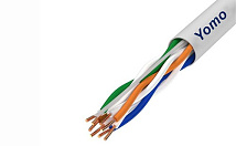 Кабель RIPO Yomo Standart UTP cat 5e НГ(А) 4*2*24AWG Cu Indoor (КСВПВ -5е 4*2*24AWG) 0,48 жила (чист