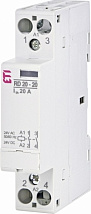 Контактор модульный RD 20-20 (кат.24V AC/DC 20А 2но) ETI