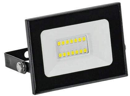Прожектор LED СДО001-20 6500К 20Вт 1600Lm IP65 черный GENERICA