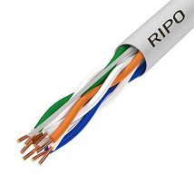 Кабель RIPO UTP4 CAT5E 24AWG (медь, бухтами по 50м)