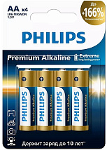 Батарейка LR6 PREMIUM PHILIPS BL-4