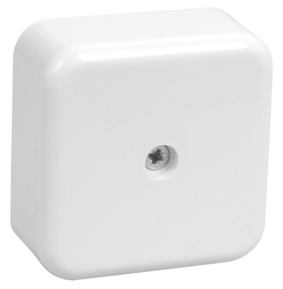 Коробка распред. о/п 50х50х22 IP40 БЕЛАЯ (4 клеммы 3мм2) КМ41206-01 IEK (264)