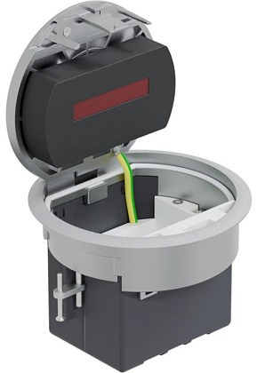 Люк в пол на 1,5 поста (45х45мм), с суппортом и коробкой LUK/1,5AL66 Ecoplast