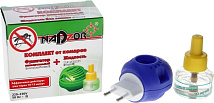 Комплект для уничтожения комаров: жидкость на 30 ночей и универс электрофум в инд уп "NADZOR" /24шт 