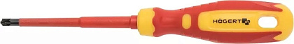 Отвертка диэлектрическая PH1/SL5, 80 мм, SLIM, S2 HOEGERT